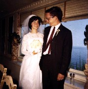 Ruth McDougal; Ron McDougal; wedding